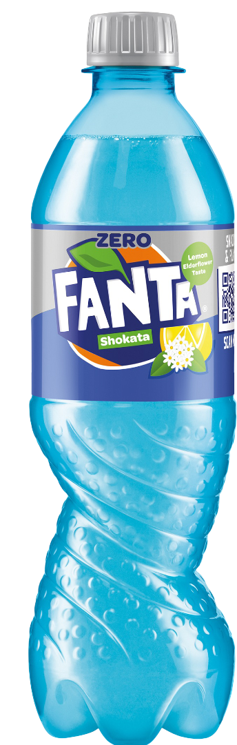 Napój gaz. shokata Fanta zero 0,5l widok 1