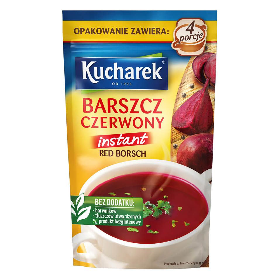 Zupa barszcz czerwony instant Kucharek 48g widok 1