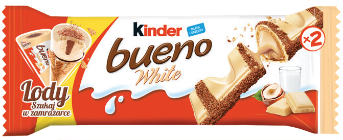 Baton Kinder Bueno White 39g widok główny 