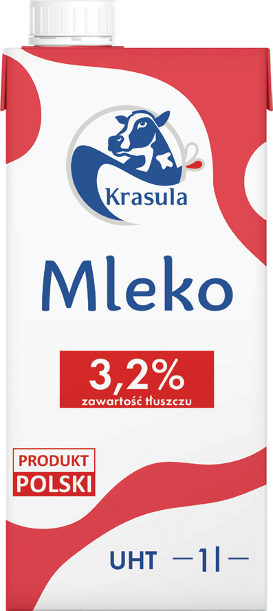 Mleko UHT 3,2% Krasula 1l widok 1