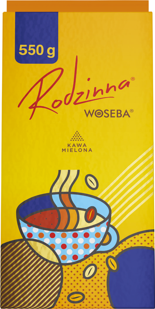 Kawa mielona rodzinna Woseba 550g widok główny