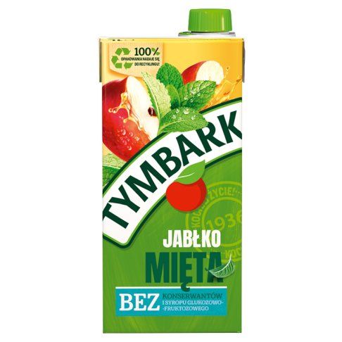 Napój niegaz. jabłko mięta Tymbark 1l widok 3
