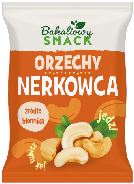 Orzechy nerkowca Bakaliowy Snack 200g widok główny 