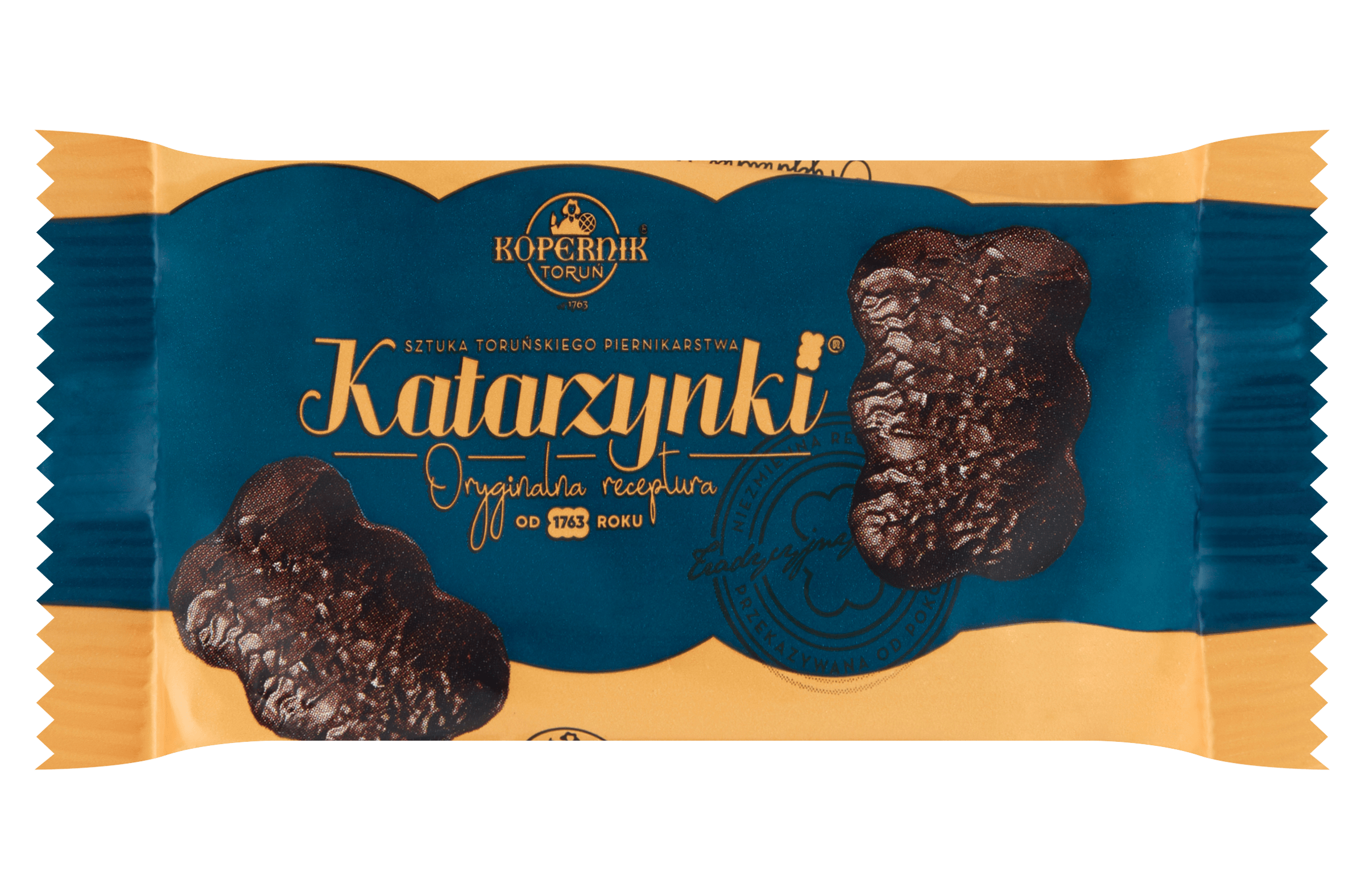Pierniki Katarzynki w czekoladzie Kopernik 56g widok główny
