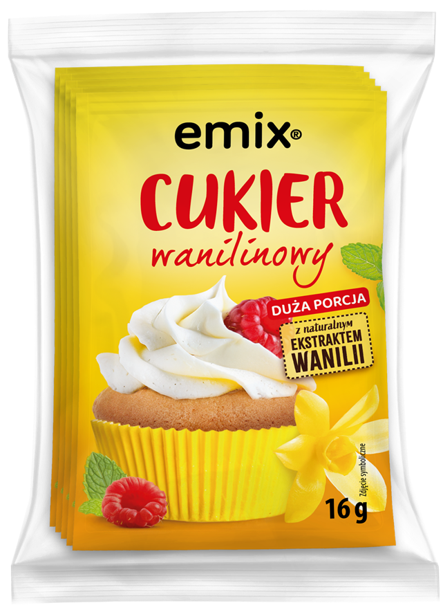 Cukier wanilinowy Emix 5x16g widok 1