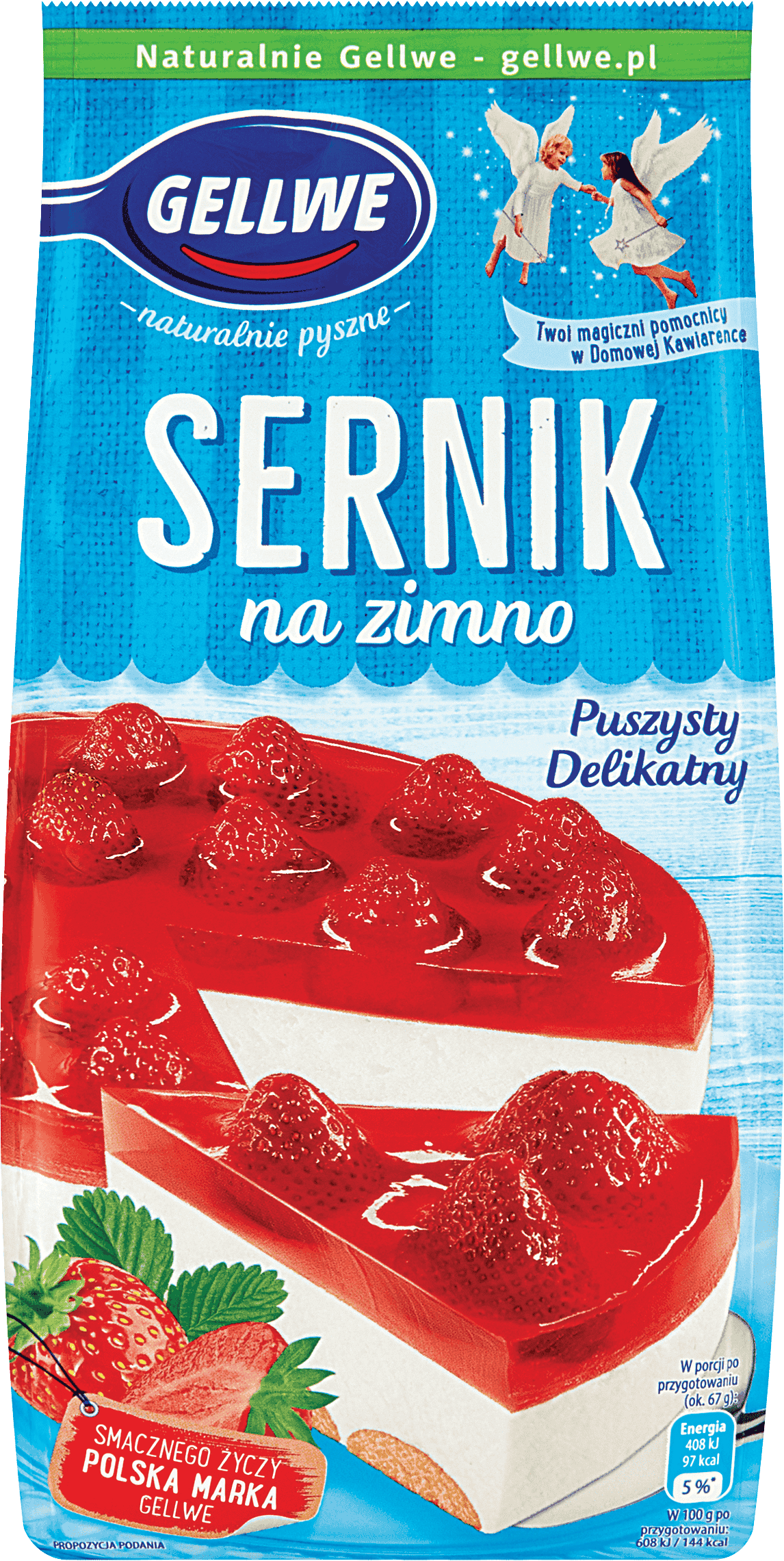 Sernik na zimno Gellwe 193g mix widok 1