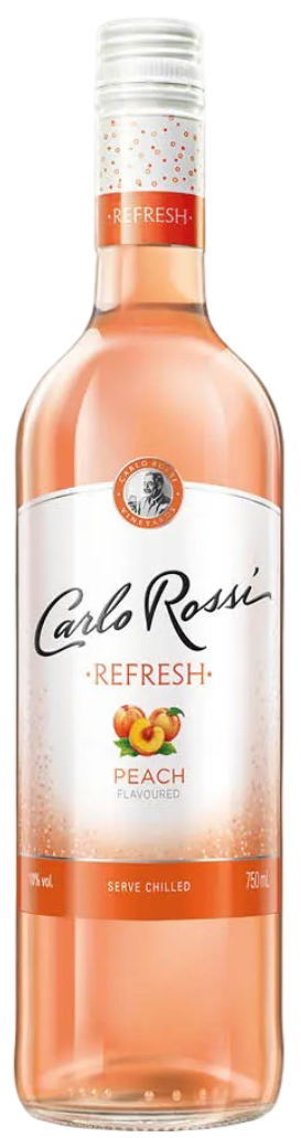 Wino S b. Carlo Rossi Ref. peach 0,75l 10% widok główny