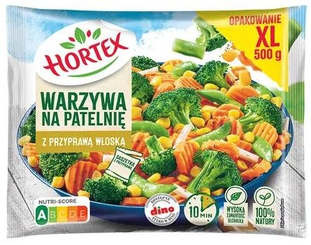 Warzywa na patelnię z przyp. włoską Hortex 500g widok główny 