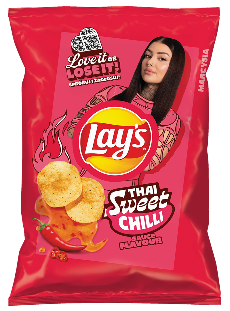 Chipsy thai sweet chilli Lay's 200g widok 1