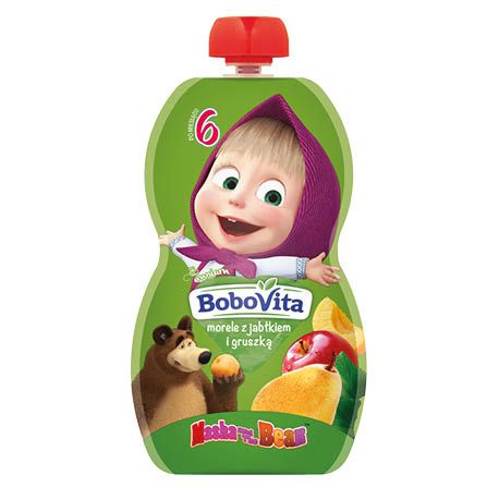 Deser w tubce mor. jabł. gru. Peppa Bobovita 100g widok 1