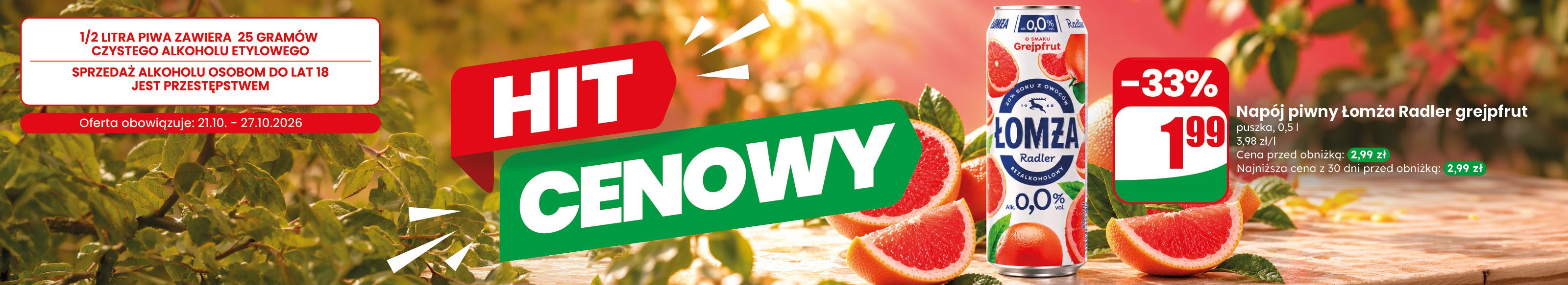 Baner HIT CENOWY