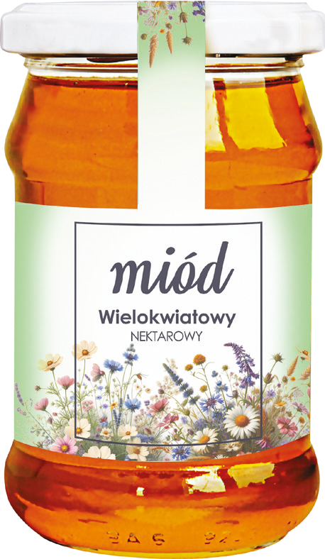 Miód wielokwiatowy Pszczelarz Kozacki 400g widok główny
