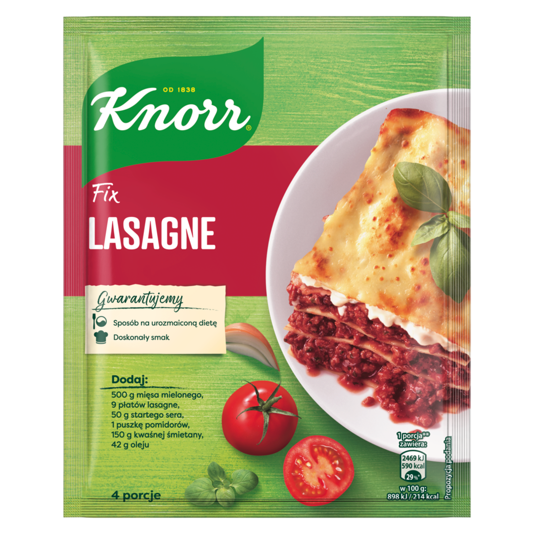 Fix lasagne Knorr 52g widok 1