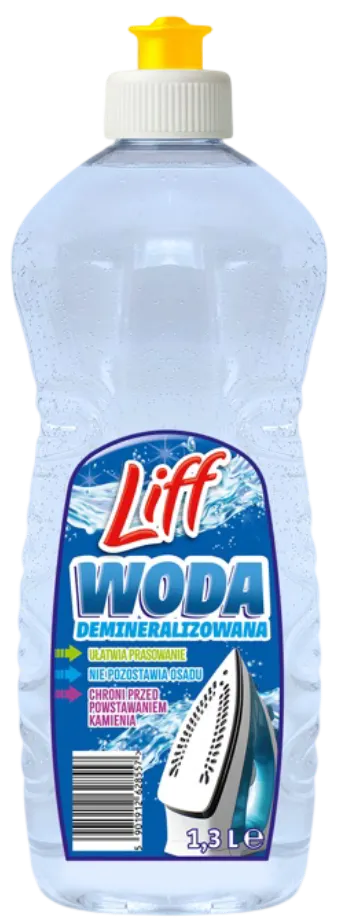 Woda demineralizowana Liff 1,3l widok 1