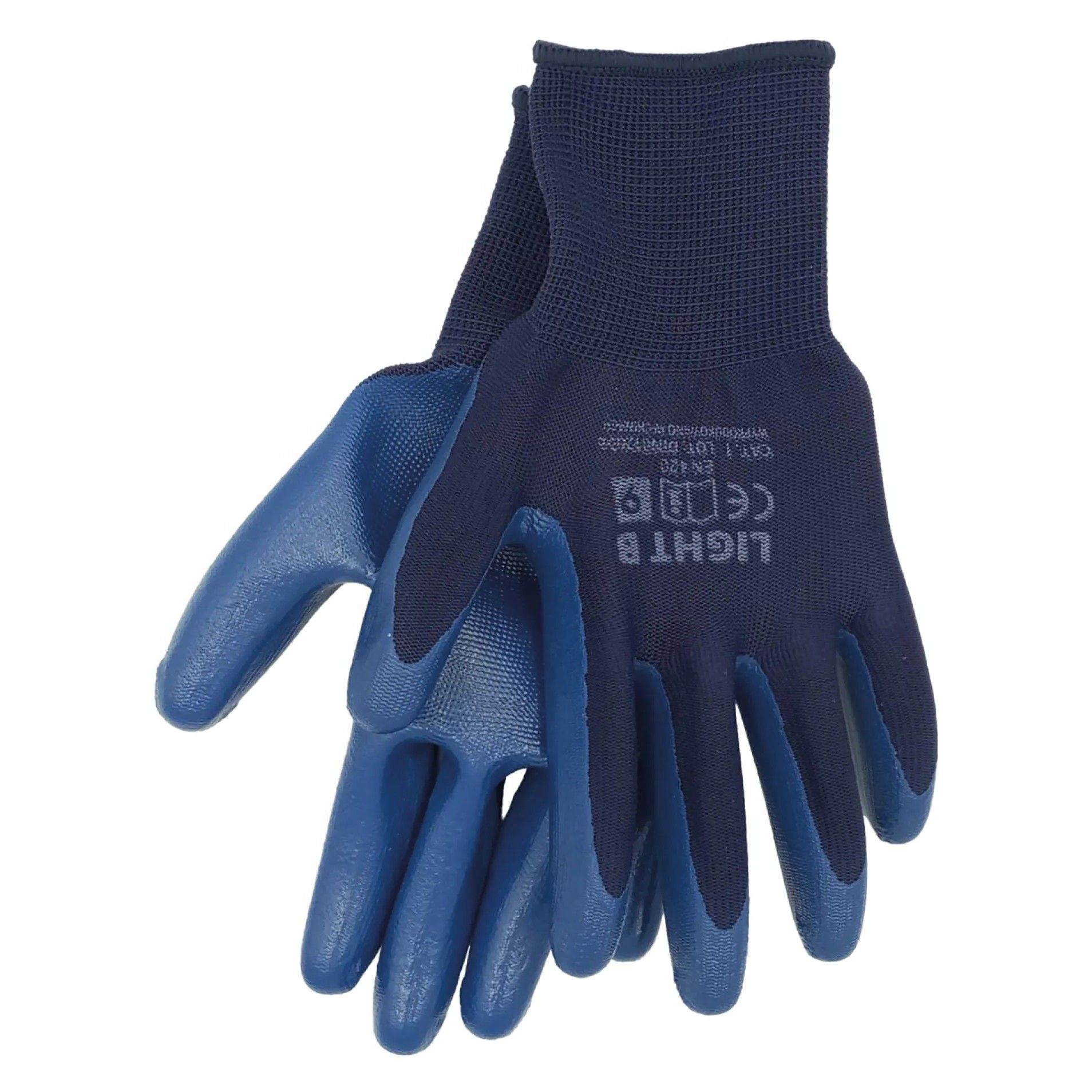 Rękawice robocze powlekane nitrylem 1 para O25 widok 1