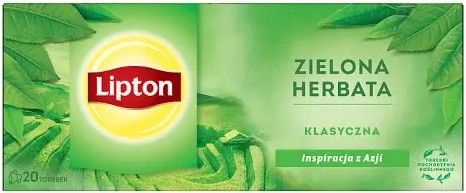Herbata zielona Lipton 20x1,3g widok 1