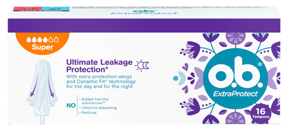 Tampony Ob extra protect super 16szt widok 1