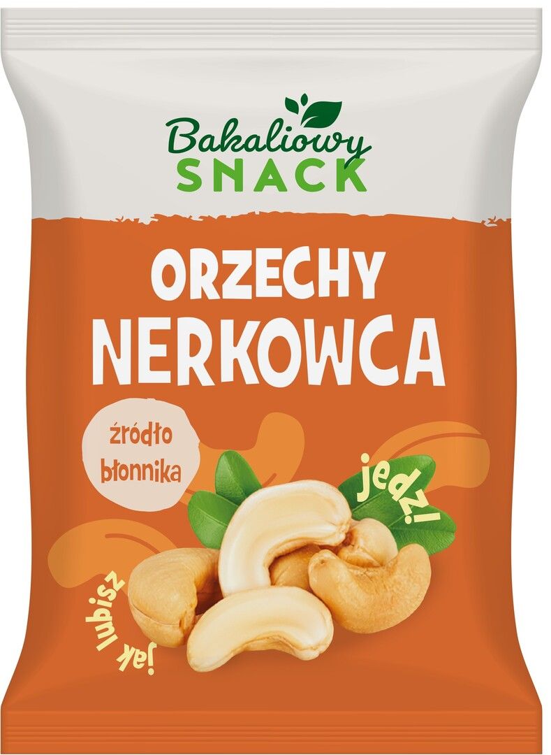 Orzechy nerkowca Bakaliowy Snack 200g widok główny