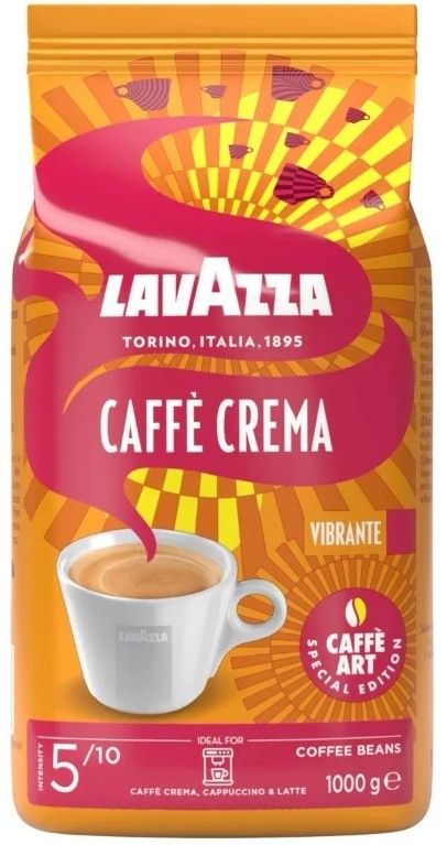 Kawa ziarnista Cafe Crema Vibrante Lavazza 1kg widok główny 