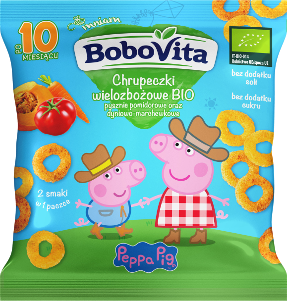 Chrupeczki wielozbożo BIO pom dyn mar Bobovita 20g widok 1