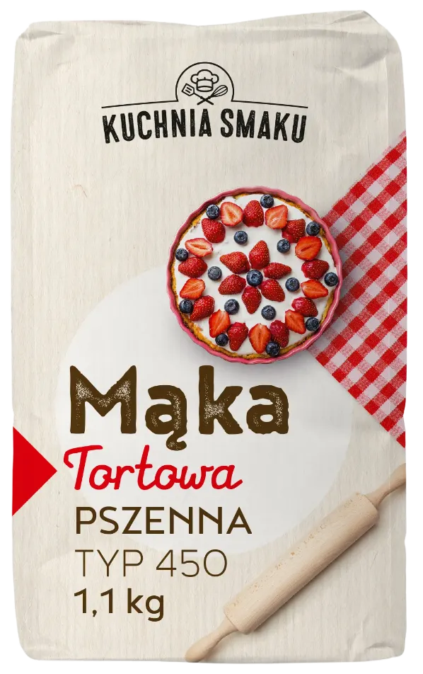 Mąka tortowa typ 450 Kuchnia Smaku 1,1kg widok 1