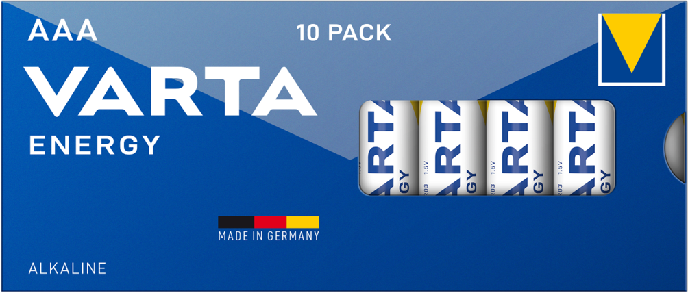 Baterie alkaliczne AAA Lr03 Varta 10szt widok 1