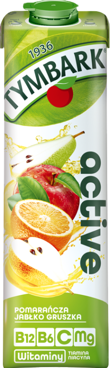 Nektar pom. jabłko gruszka active Tymbark 1l widok 1