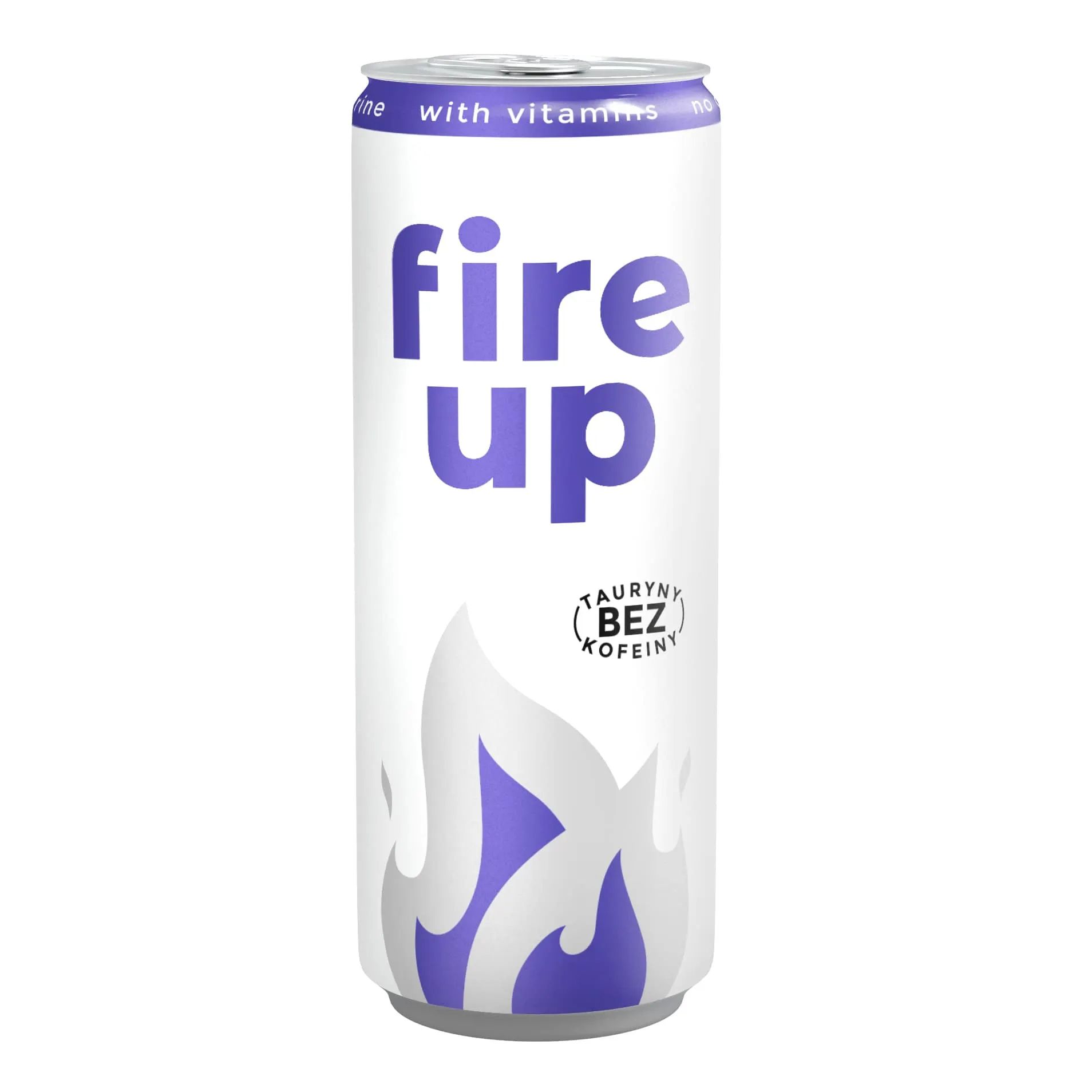 Napój gaz Fire Up placebo bez kofeiny 250ml puszka widok 1
