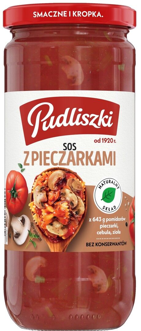 Sos z pieczarkami Pudliszki 480g widok 1