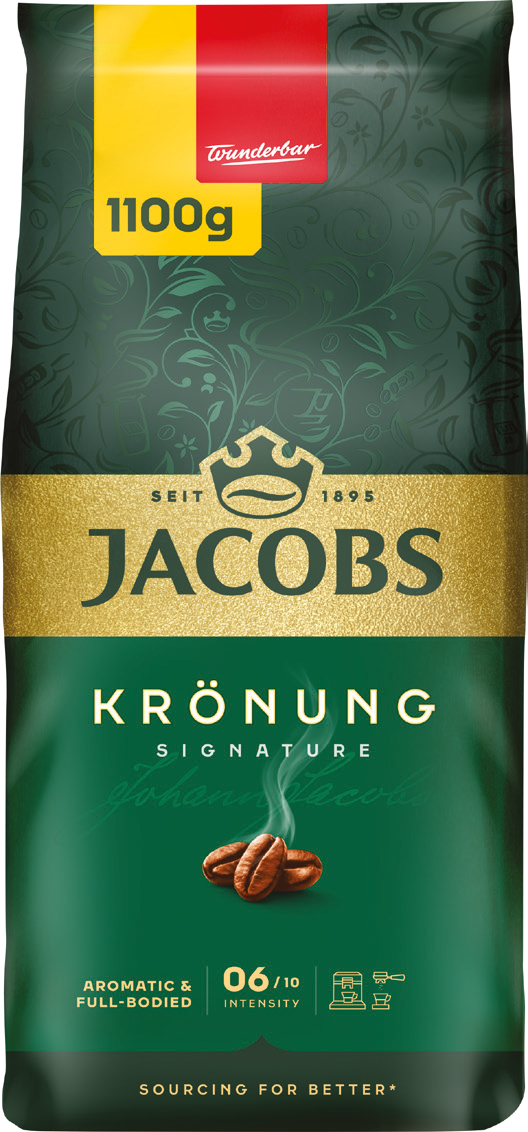 Kawa ziarnista Jacobs Kronung 1,1kg widok 1