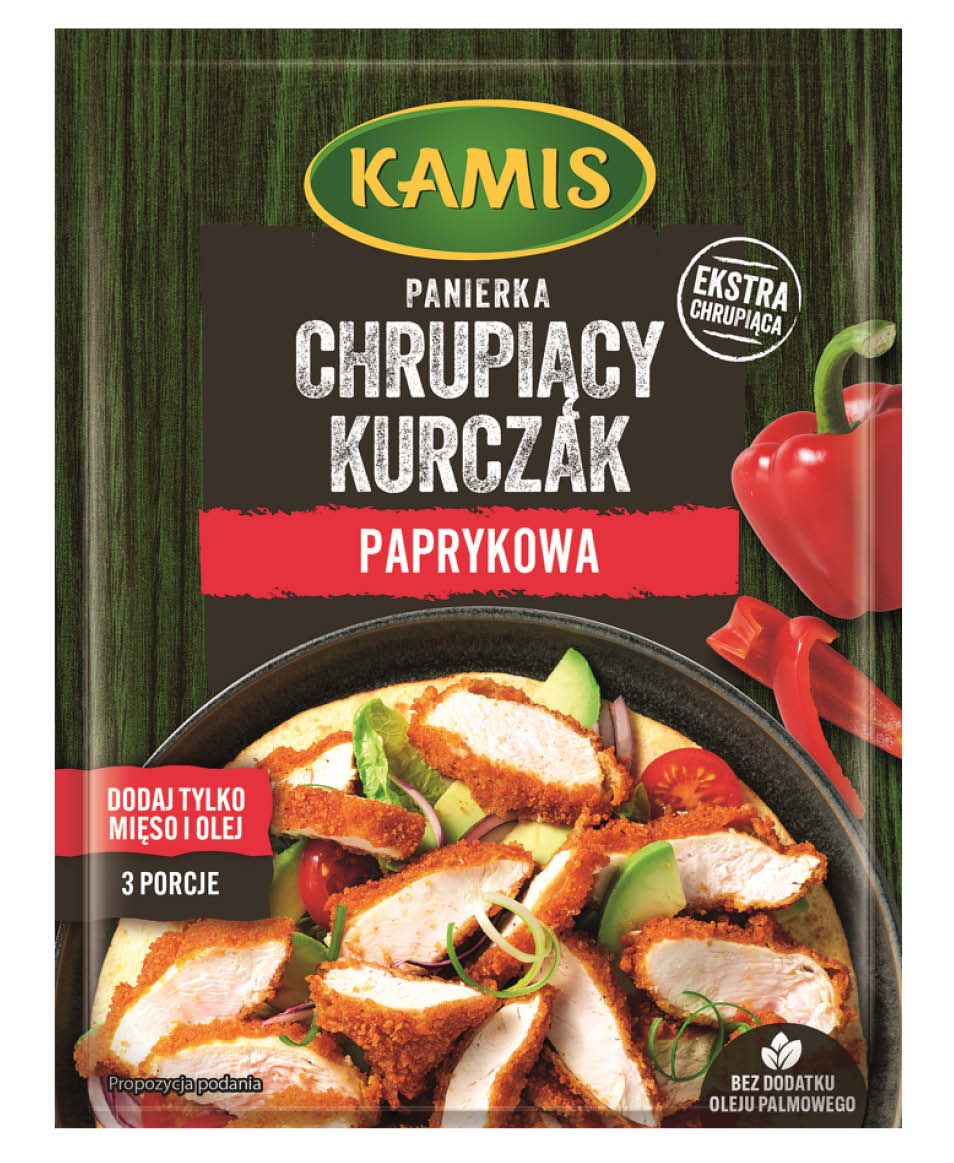 Panierka chrupiący kurczak papryka Kamis 70g widok 1