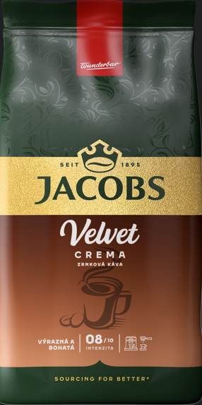 Kawa ziarnista Velvet Crema Jacobs 1kg widok 1