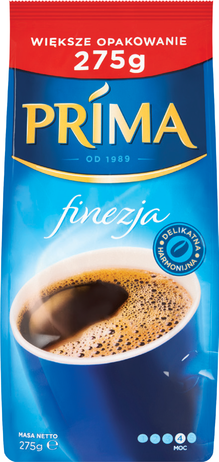 Kawa mielona Prima Finezja 275g widok główny