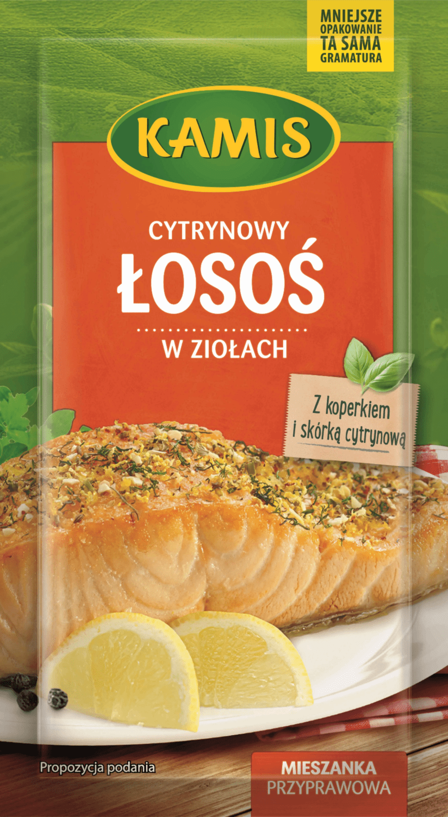 Przyprawa cytrynowy łosoś w ziołach Kamis 18g widok 1