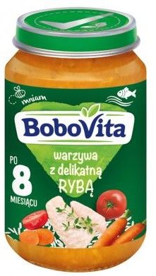 Danie warzywa z delikatną rybą Bobovita 200g widok 1
