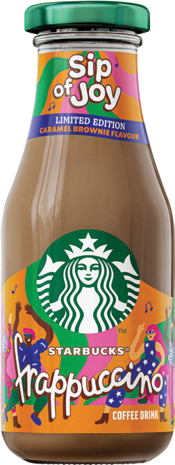 Napój mlecz-kaw. frapp caram brown Starbucks 250ml widok główny