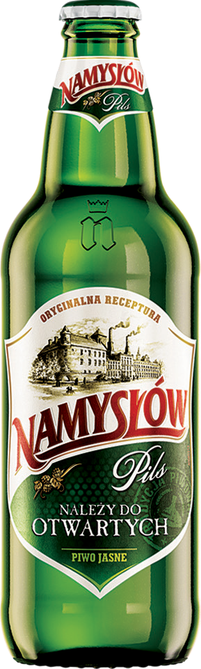 Piwo Namysłów pils 0,5l 5,8% but. bzzw. widok główny