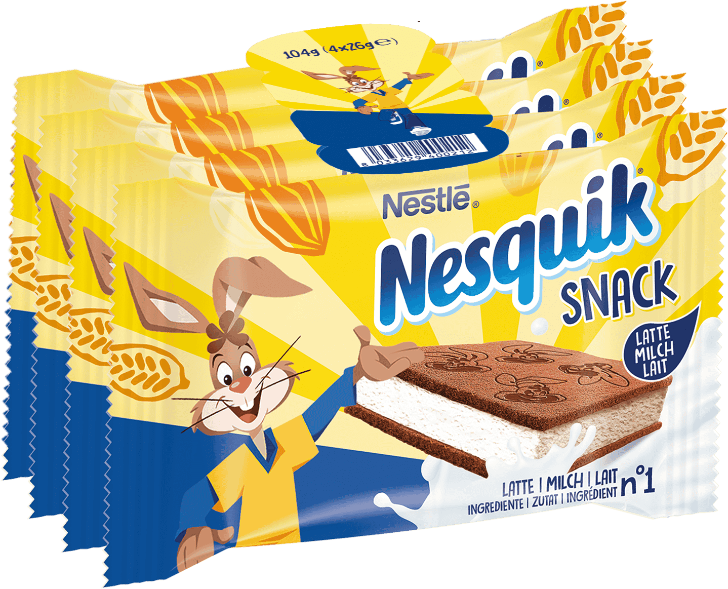 Kanapka mleczna Nesquik Snack 4x26g widok 1
