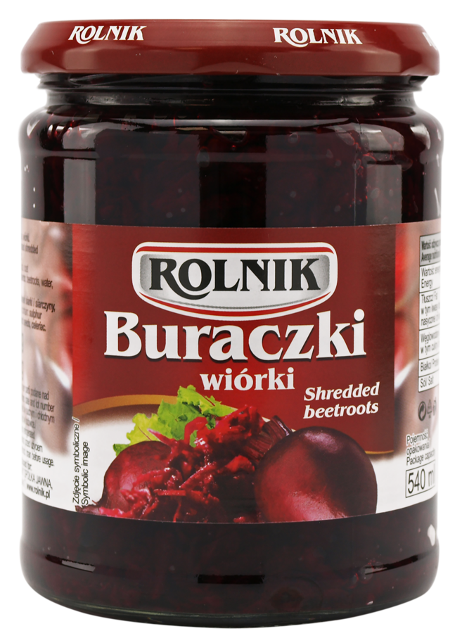 Buraczki wiórki Rolnik 500/380g widok 1