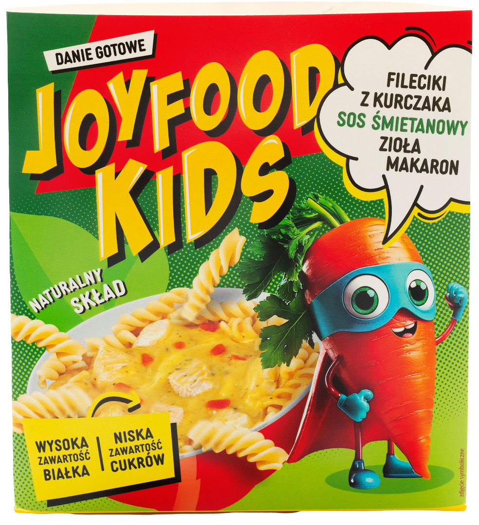 Danie kurczak z makar w sosie ziołow Joyfood 260g widok 1