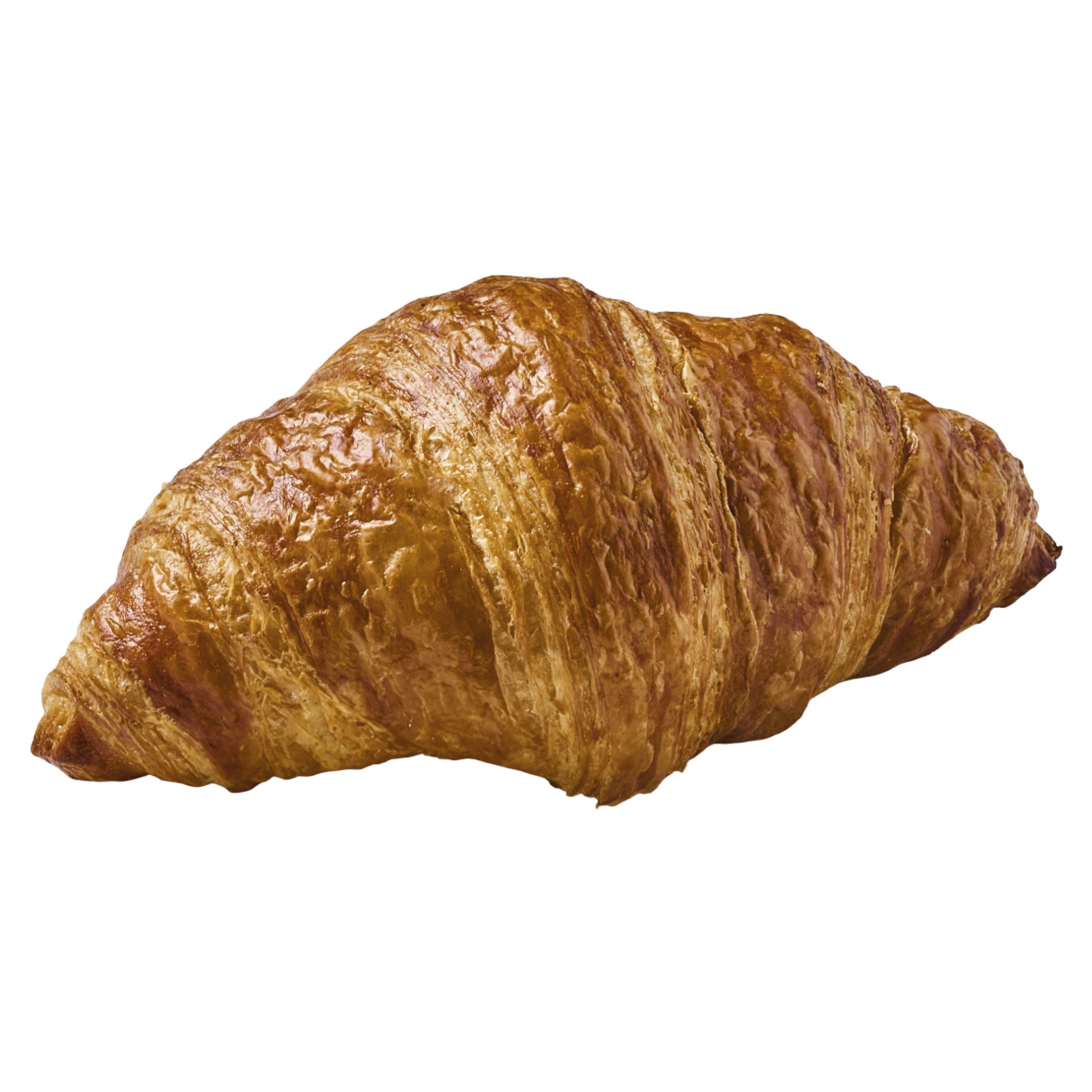 Croissant z masłem widok 1