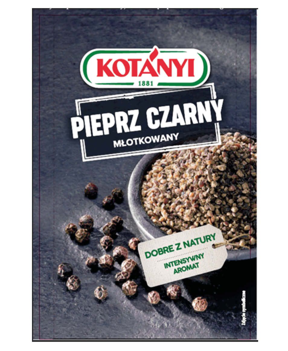 Pieprz czarny młotkowany Kotanyi 17g widok 1