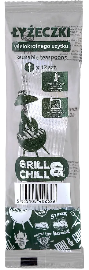 Łyżeczki wielokrotnego użytku Grill&Chill 12szt widok 1