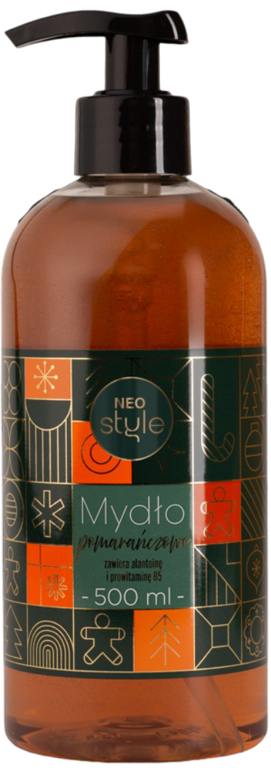 Mydło w płynie pomarańcza Neo Style 0,5l widok główny 