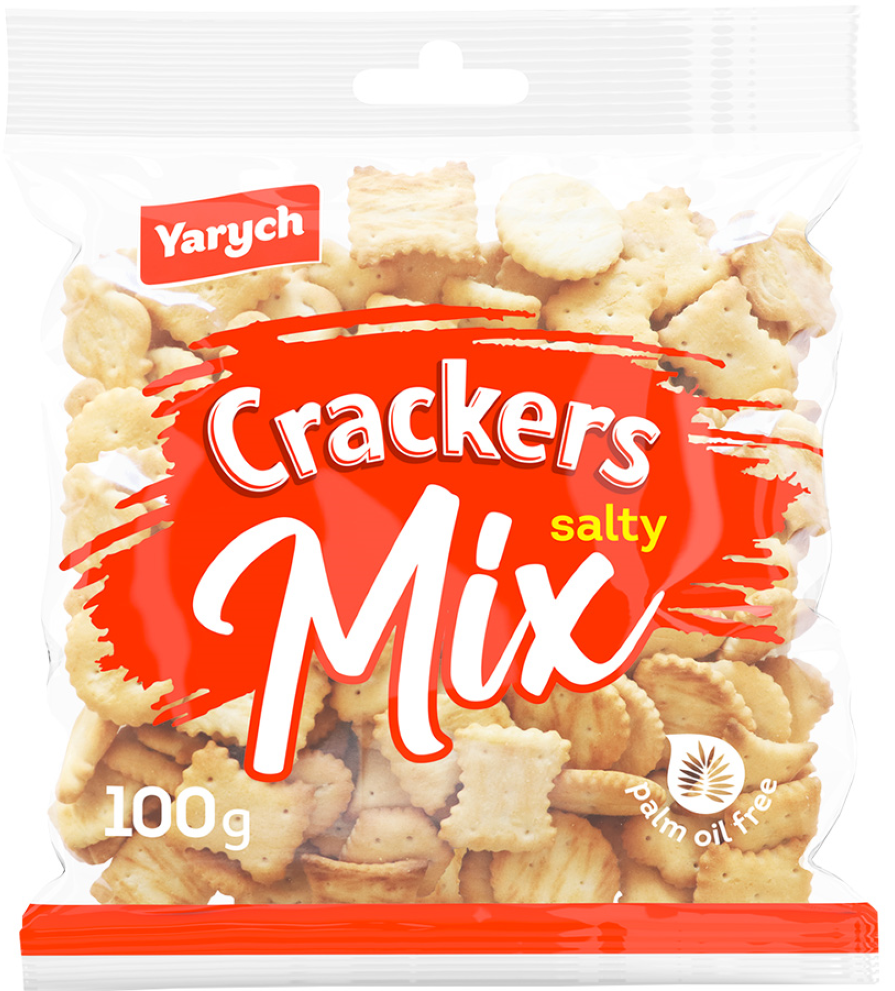 Krakersy mix solony Yarych 100g widok główny