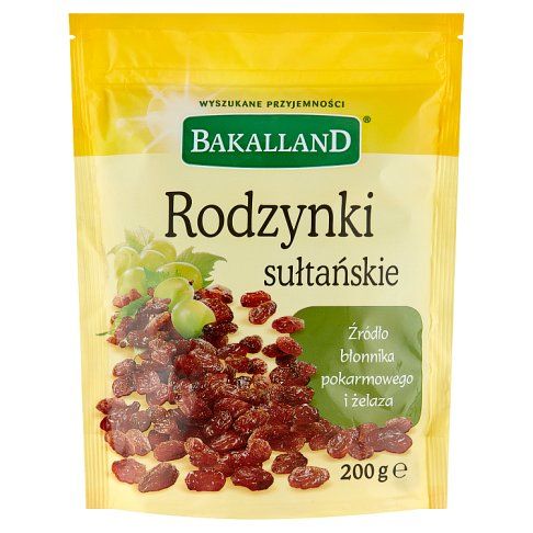Rodzynki sułtańskie Bakalland 200g widok 1