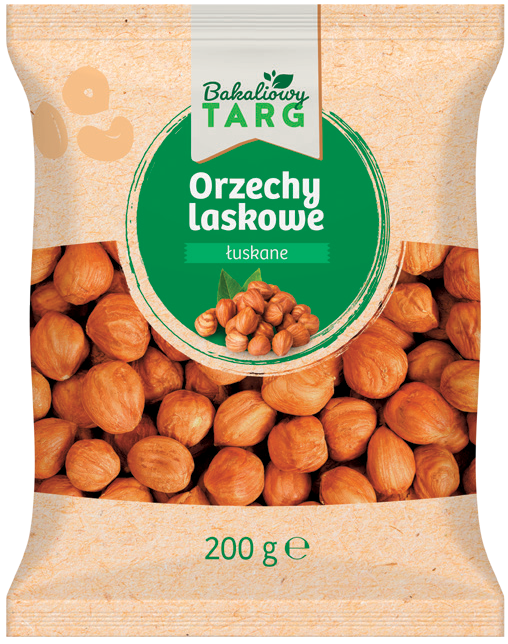 Orzechy laskowe Bakaliowy Targ 200g widok główny