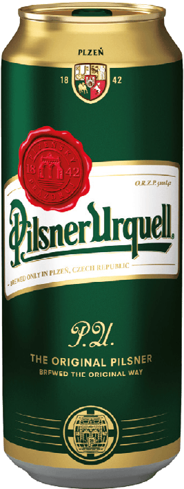 Piwo Pilsner Urquell 0,5l 4,4% puszka widok główny 