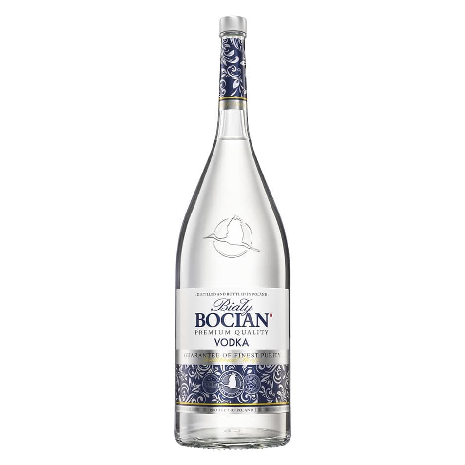 Wódka Biały Bocian 1,75l 40% widok 1