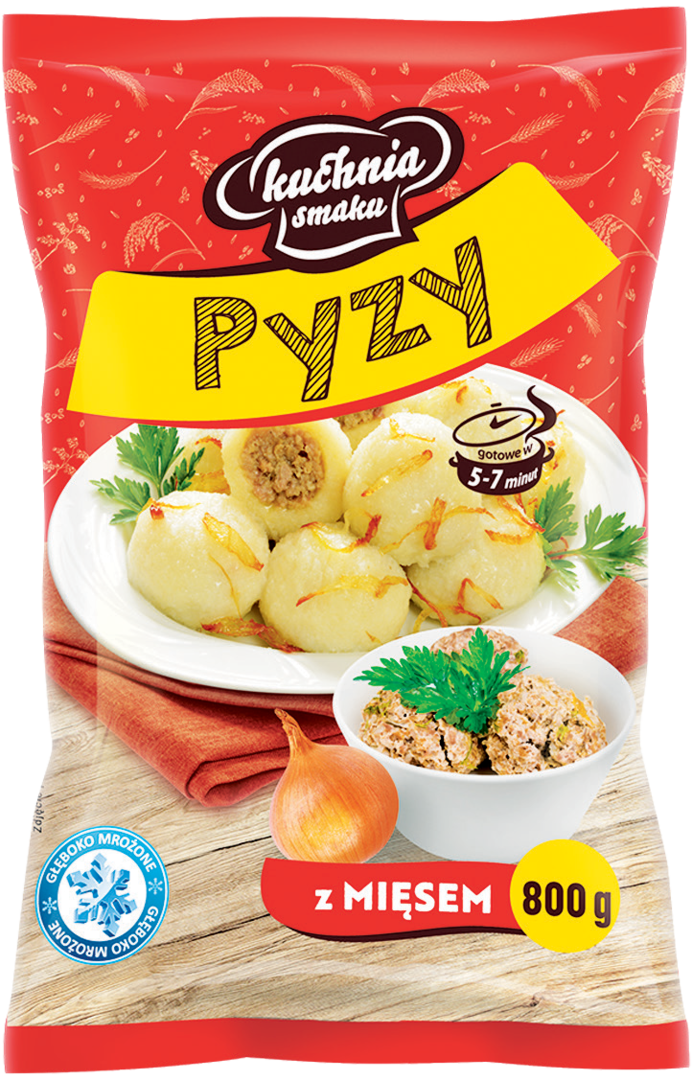 Pyzy z mięsem Kuchnia Smaku 800g widok główny
